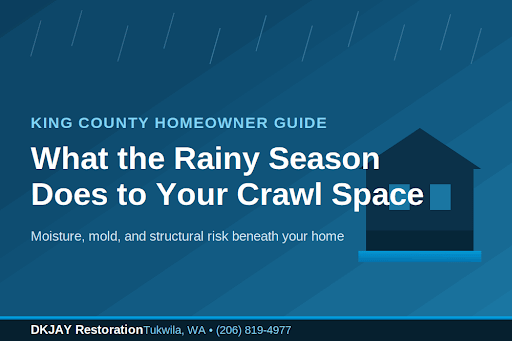Crawl space issue due to rainy season