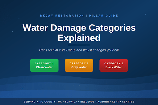 Water Damage Categories Explained